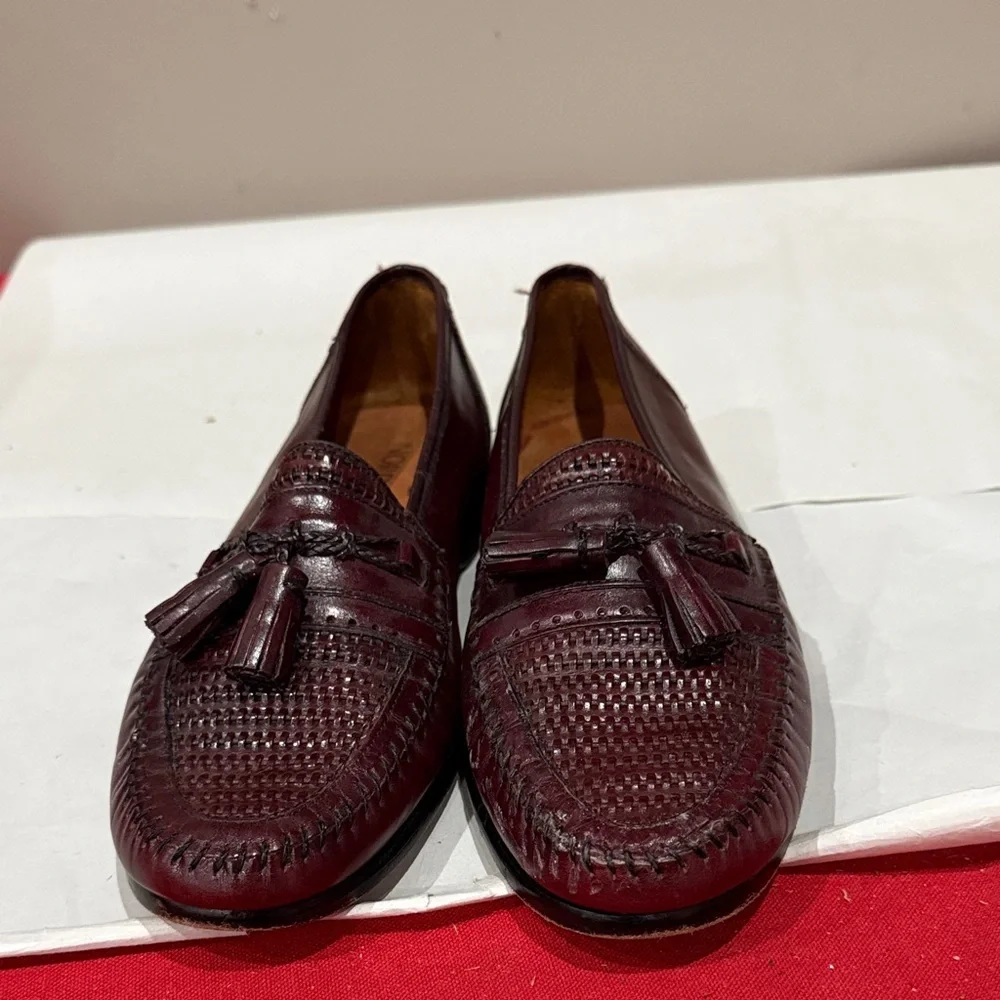 Nordstrom Men's Tassel Loafers in Deep Burgundy